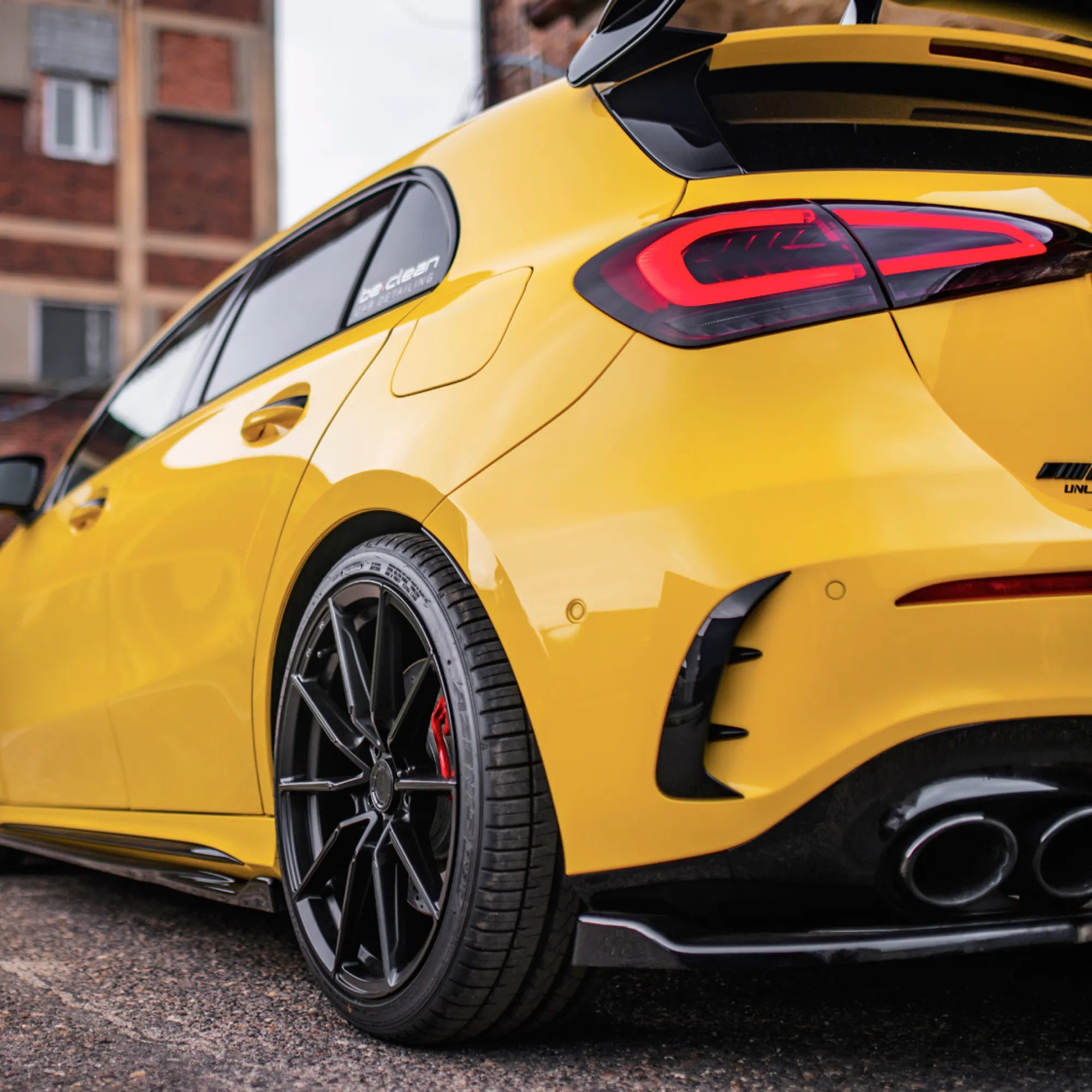 Mercedes Benz A-Klasse W177 A45 AMG Bakfanger Splittere