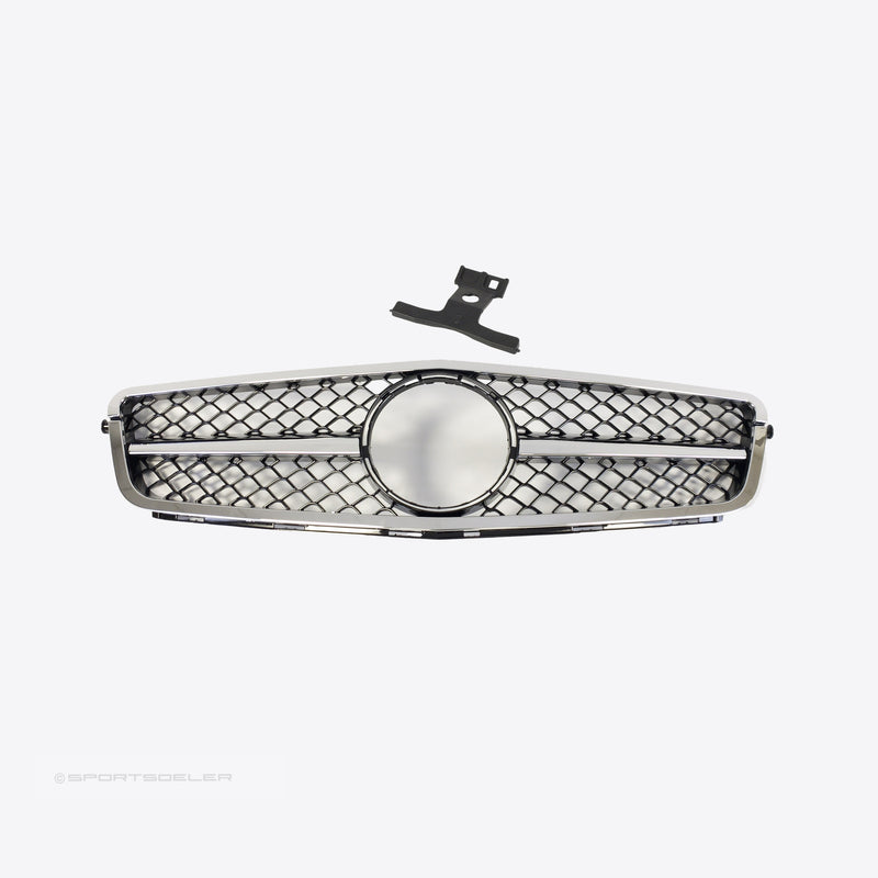 Mercedes Benz C-klasse W204 S204 C204 AMG Grill "Chrome" - Sportsdeler