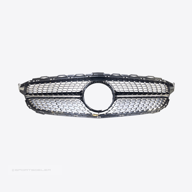 Mercedes Benz C-klasse W205 S205 C205 Diamond Grill - Sportsdeler