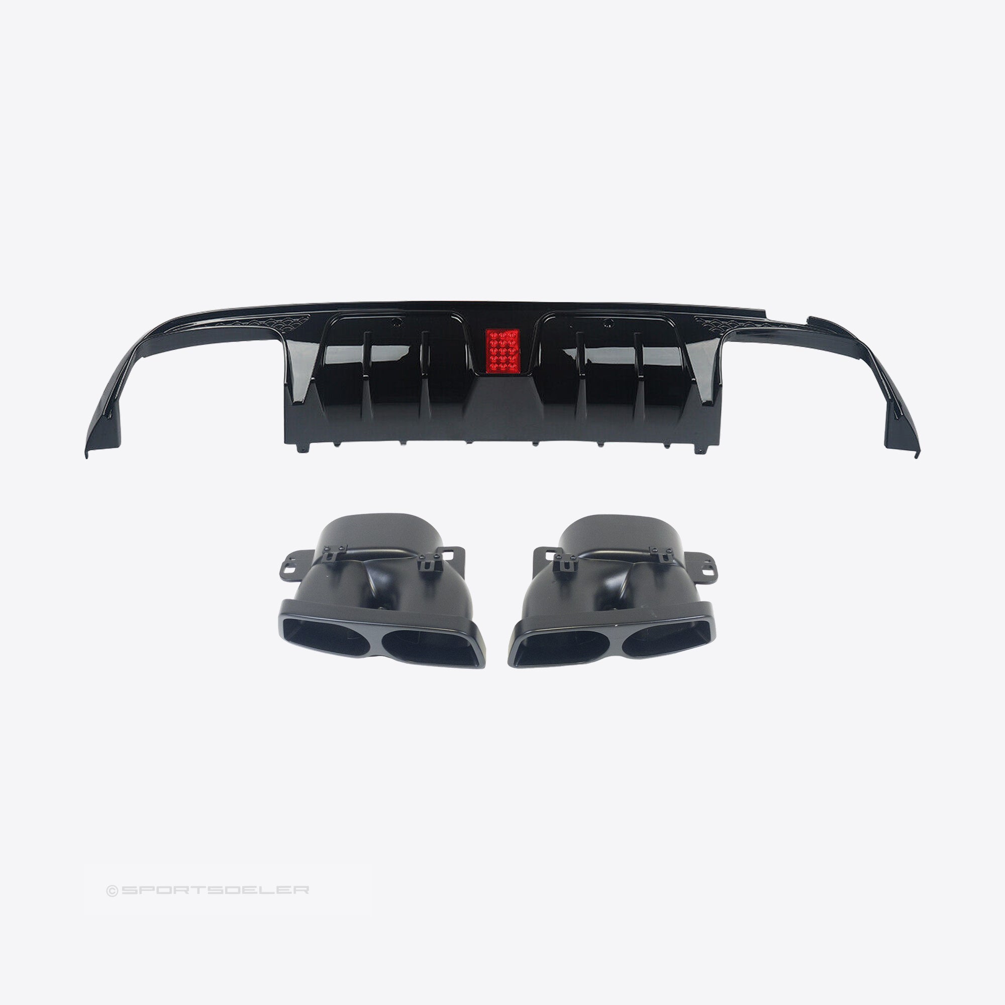 Mercedes Benz C-klasse AMG W205/S205 B Diffuser