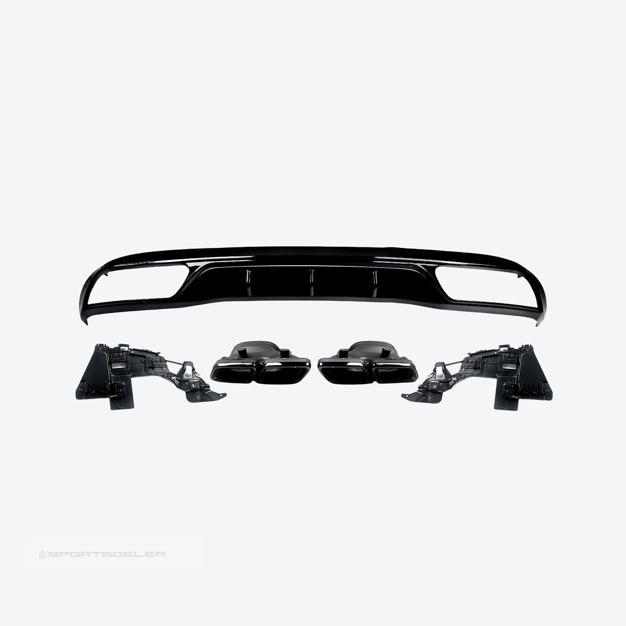 Mercedes W205 & S205 Standard Pre-Facelift Diffuser