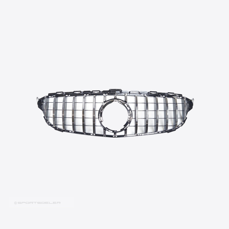 Mercedes C-klasse W205/S205/C205 Facelift GT Grill "Chrome" - Sportsdeler