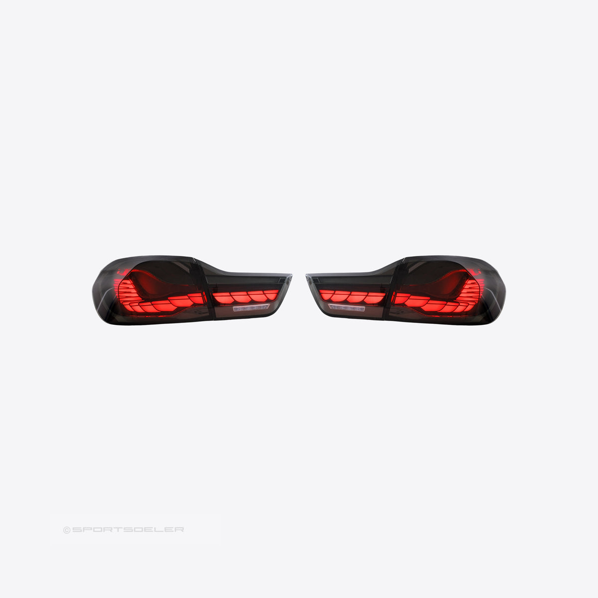 BMW F32/F33/F36 & F82/F83 M4 GTS OLED baklykter "Smoke" - Sportsdeler