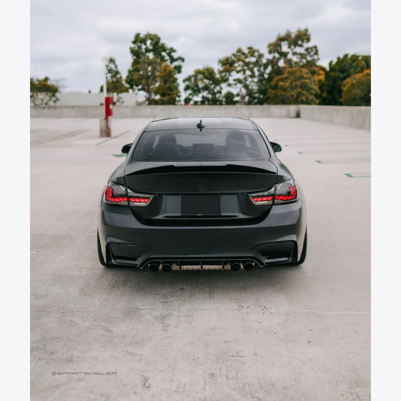 BMW F32/F33/F36 & F82/F83 M4 GTS OLED baklykter "Smoke" - Sportsdeler