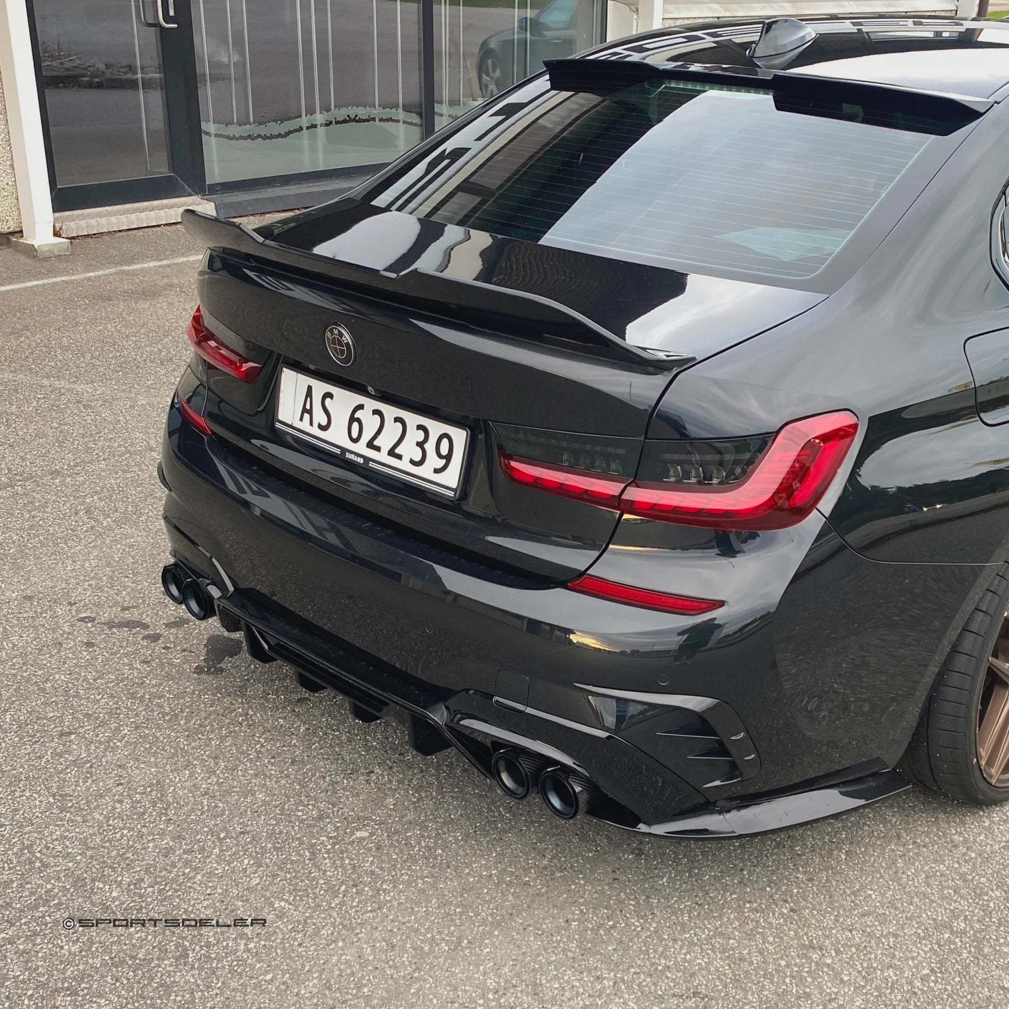 BMW G20 & G21 330x Dobbel Eksos Endestusser