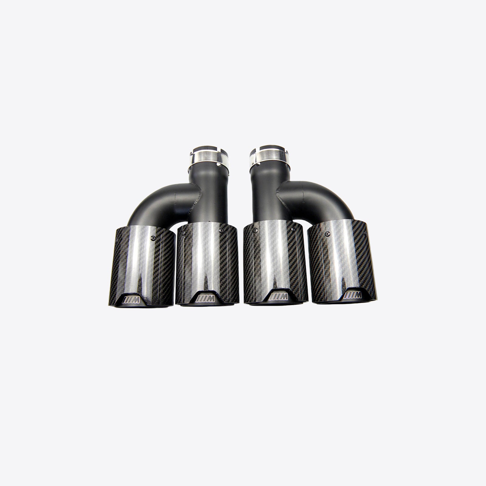 Dobbel Eksos endestusser BMW Carbon H Form