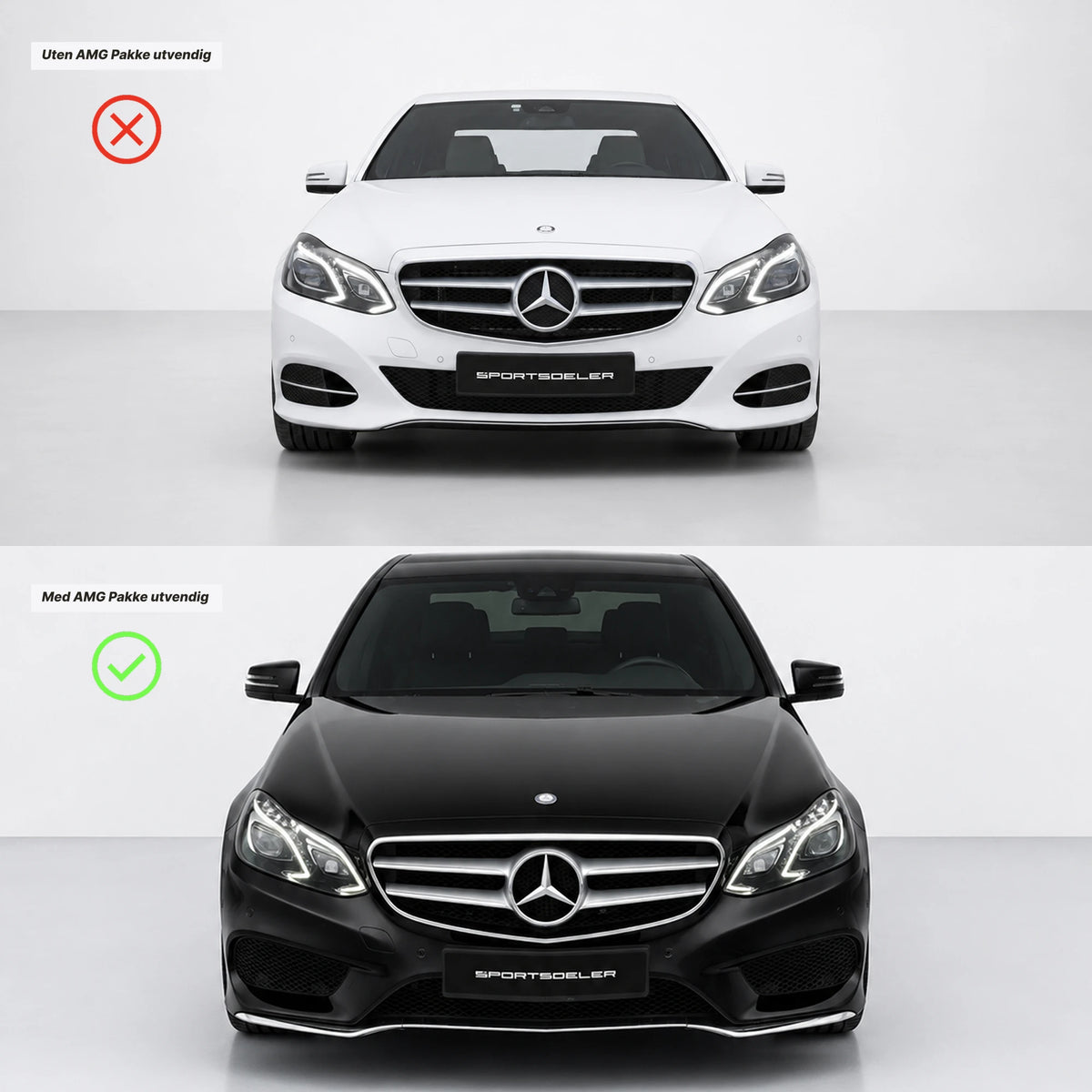 Mercedes E-Klasse W212 S212 & C207 AMG Facelift Frontleppe - Sportsdeler