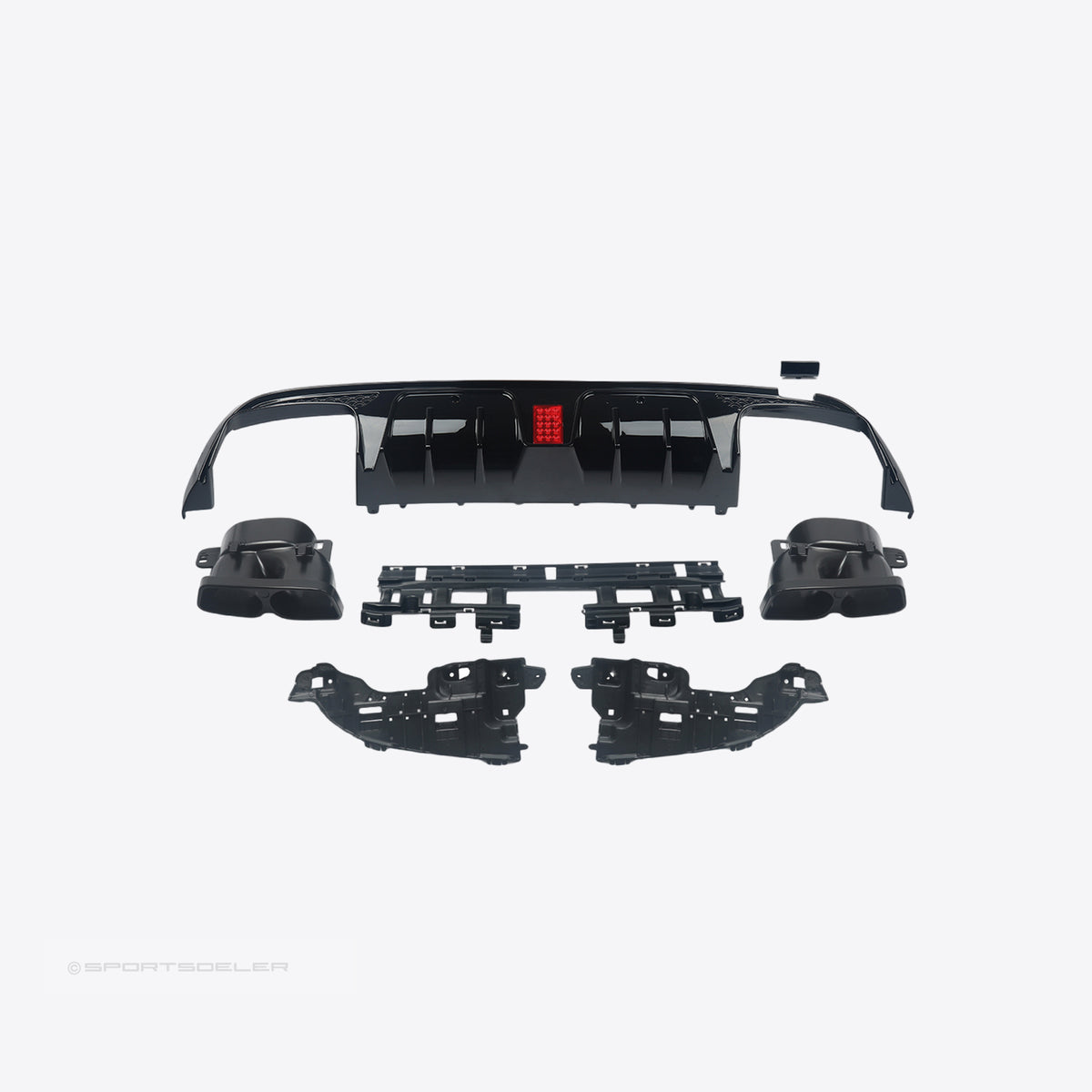 Mercedes E-klasse W213 S213 AMG Brabus-look Diffuser